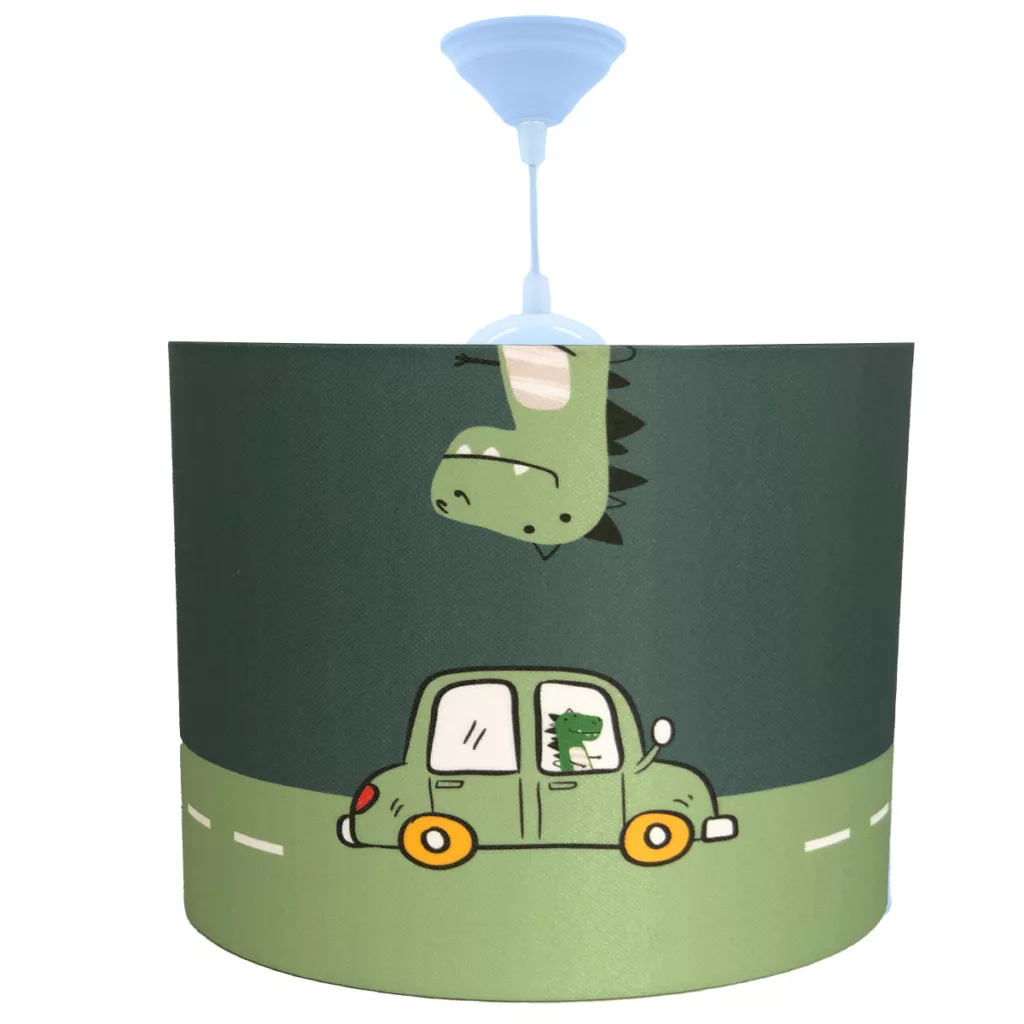 لوستر کودک مدل دایناسور ماشین سوار