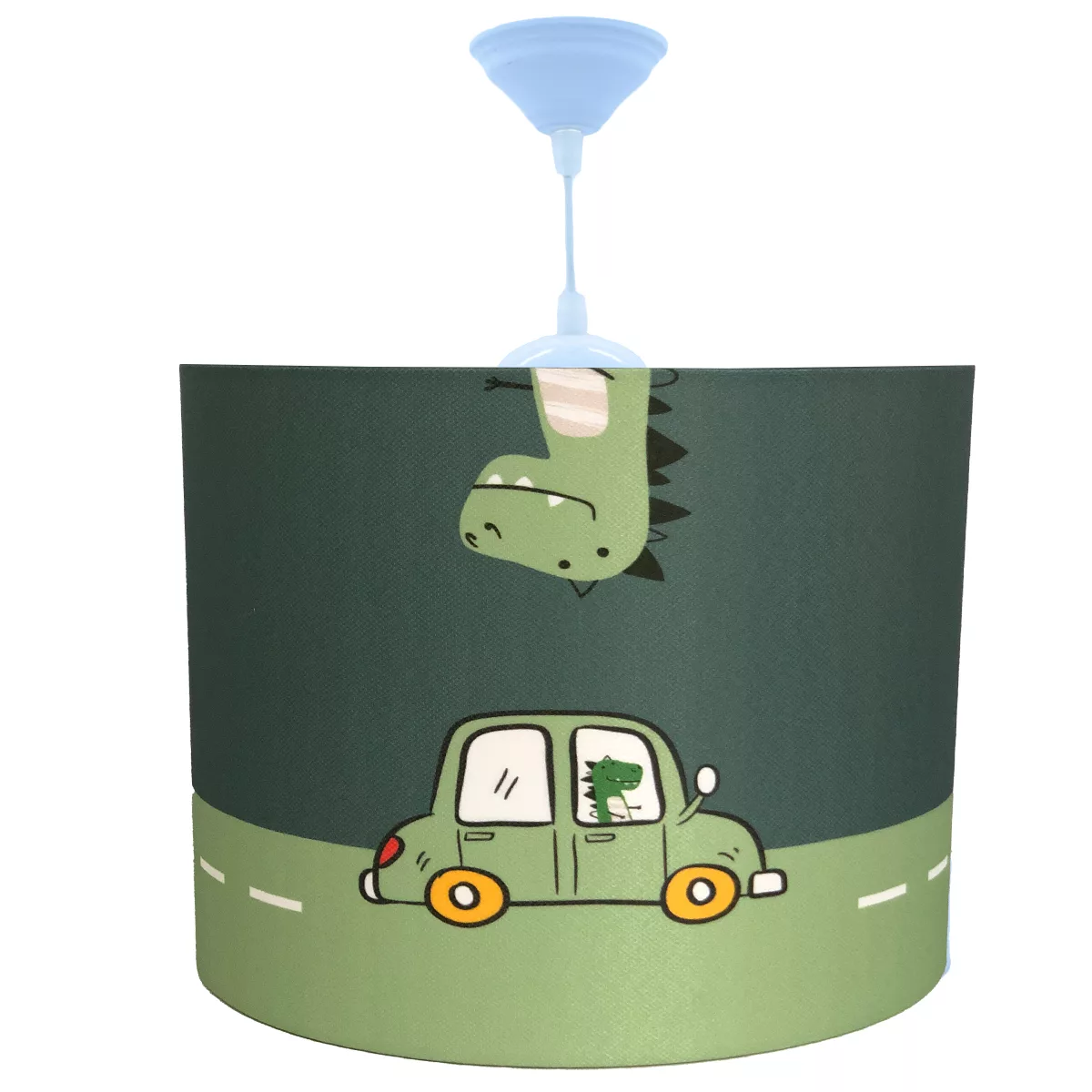 لوستر کودک مدل دایناسور ماشین سوار