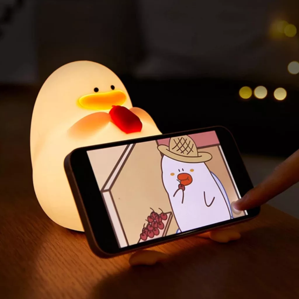 چراغ خواب اتاق کودک مدل جوجه اردک