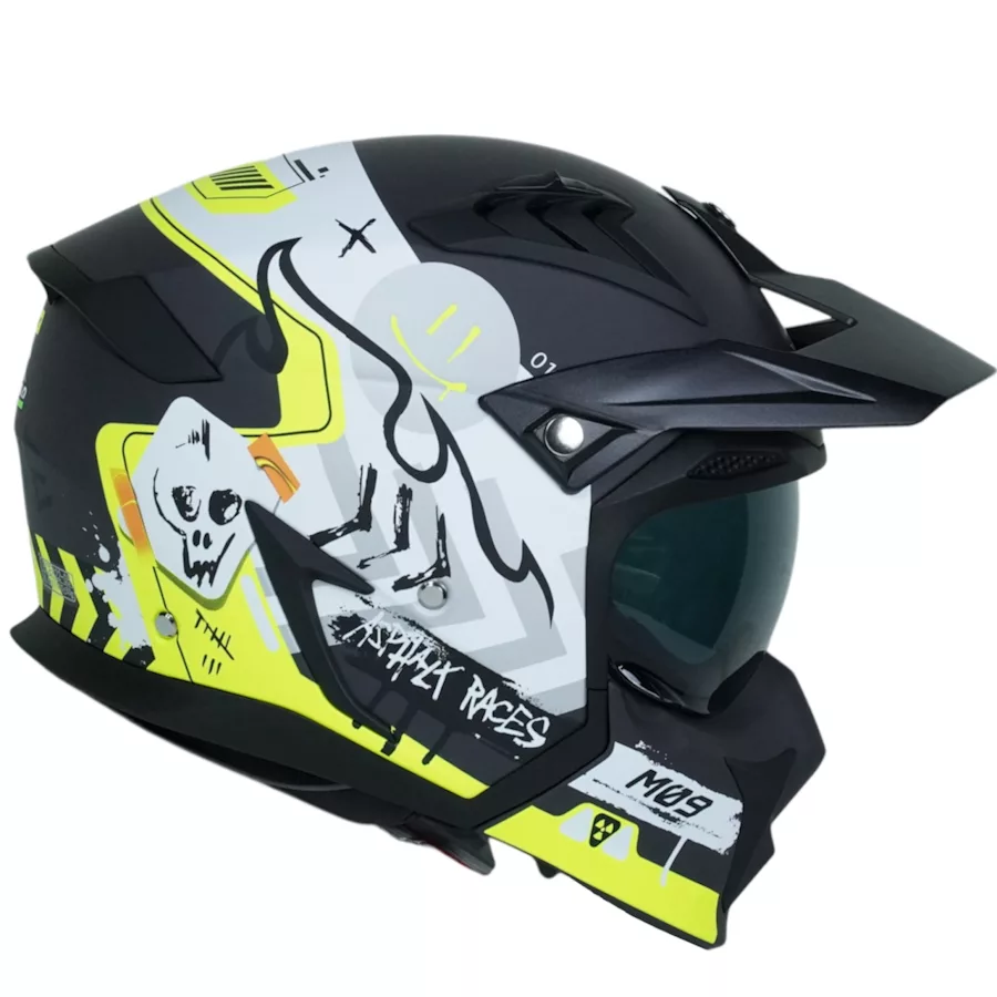 کلاه کاسکت فک جداشونده راپیدو مدل 890+ mt09