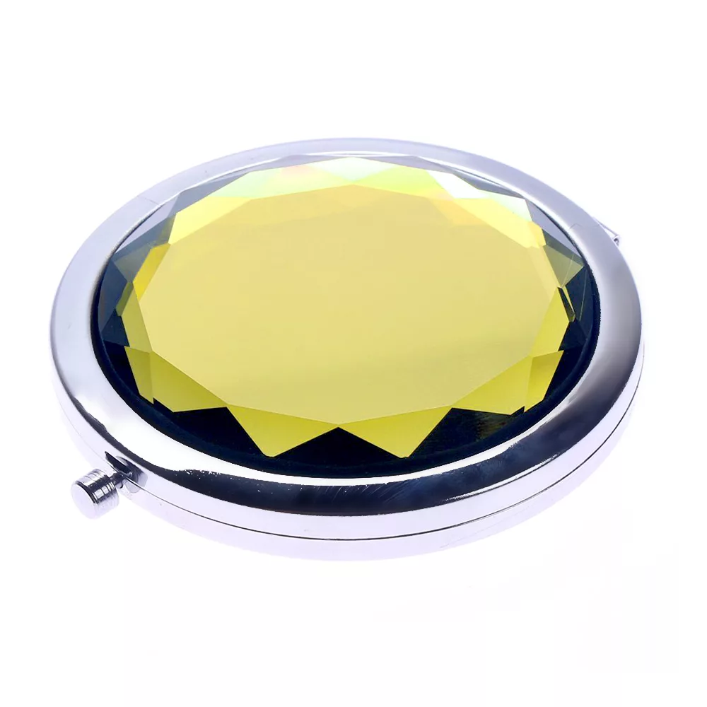 آینه آرایشی جیبی مدل کریستال کامپکت لیموتی