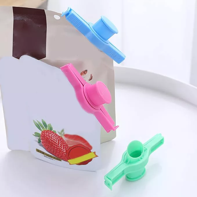 گیره کیسه مدل درب دار کد 2026 بسته دو عددی