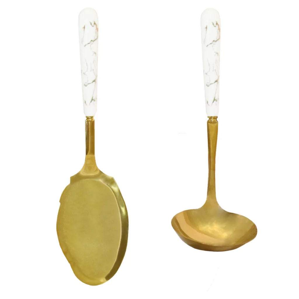 ست کفگیر و ملاقه 2 پارچه مدل 2021BHR-001