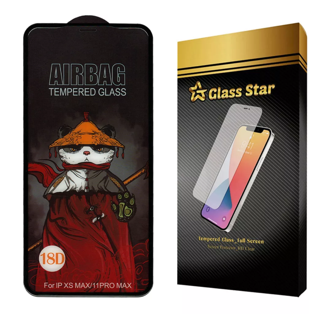 محافظ صفحه نمایش گلس استار مدل AIRGA مناسب برای گوشی موبایل اپل iPhone XS Max