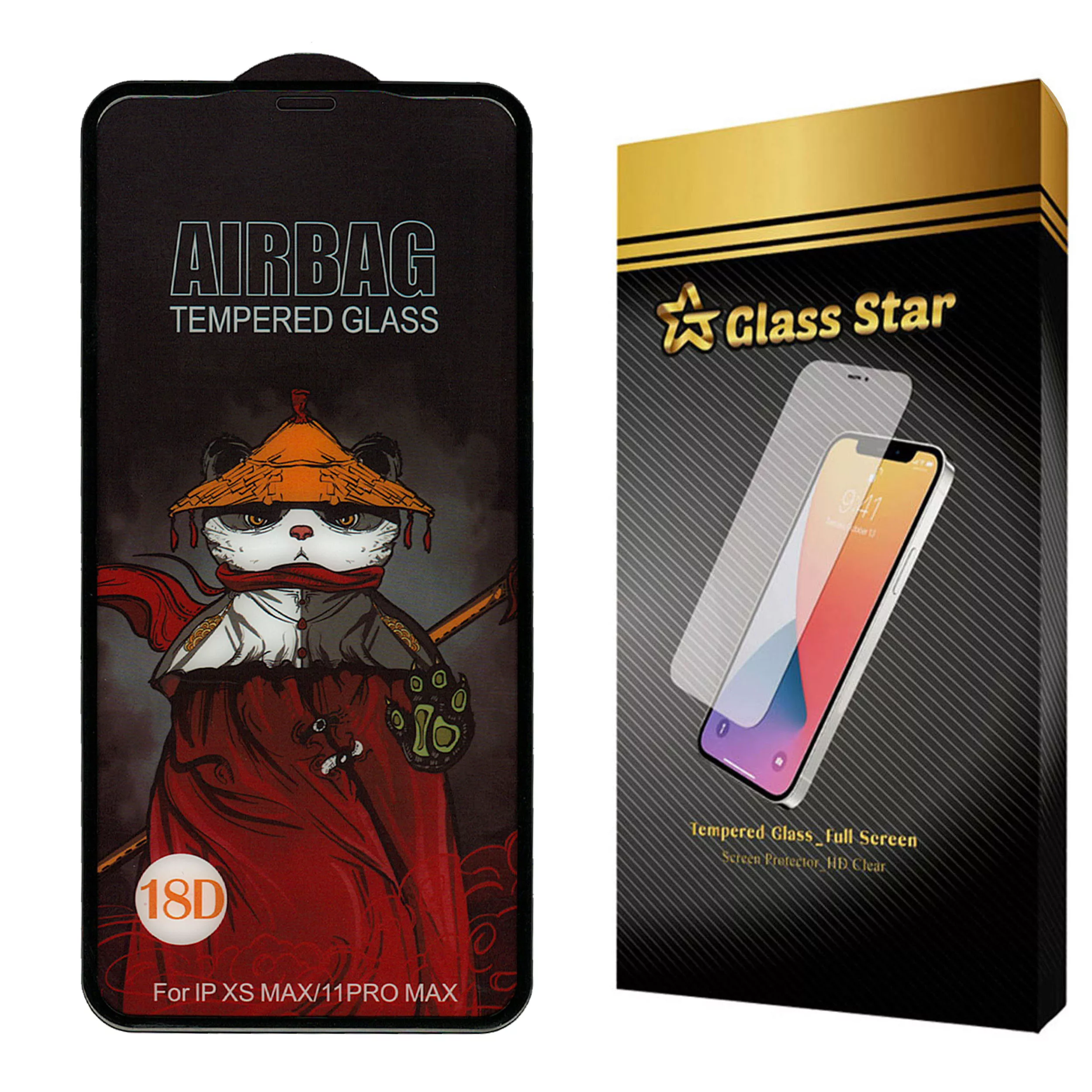 محافظ صفحه نمایش گلس استار مدل AIRGA مناسب برای گوشی موبایل اپل iPhone XS Max