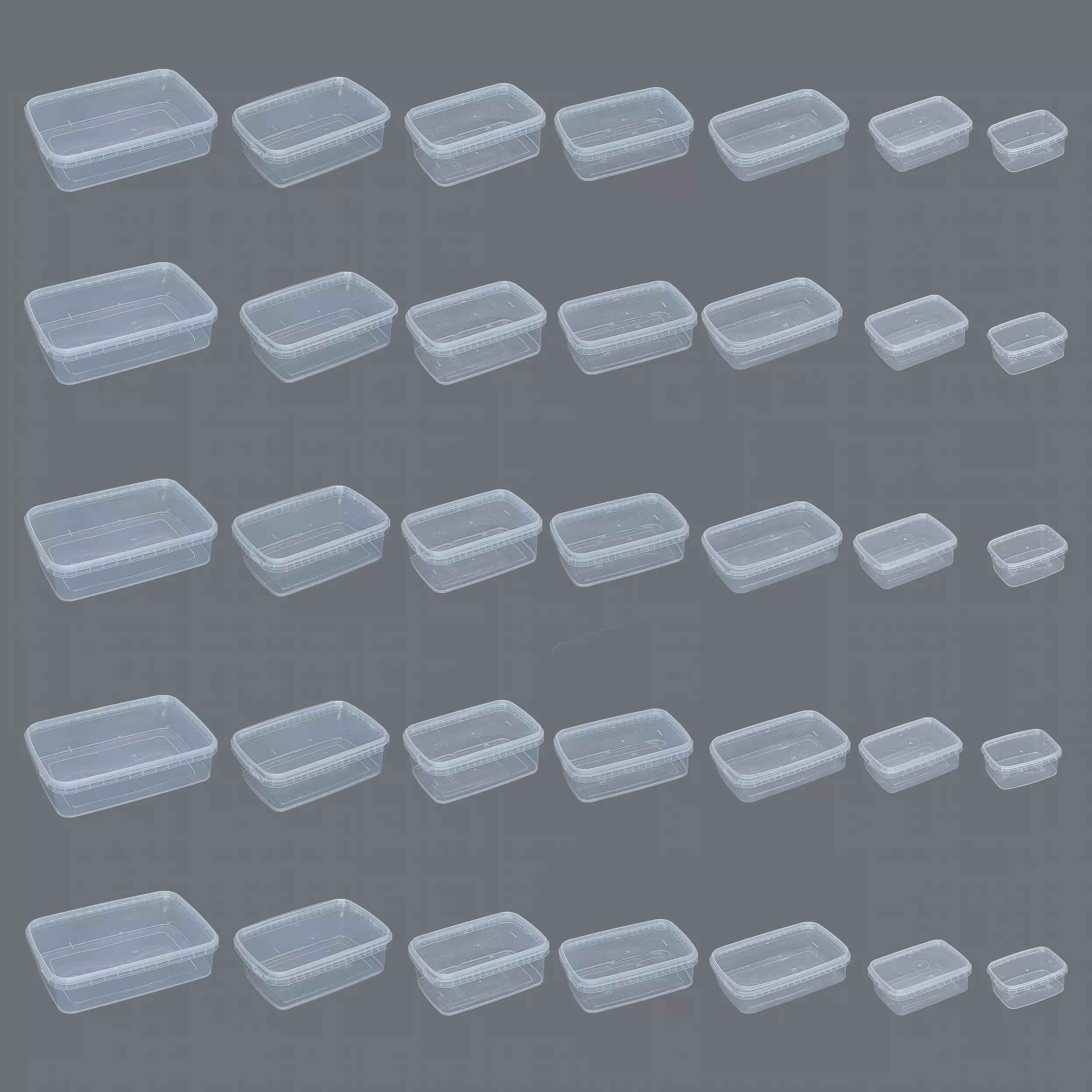 ظرف نگهدارنده پولاد پویش مدل فریزری کد 101 مجموعه 35 عددی