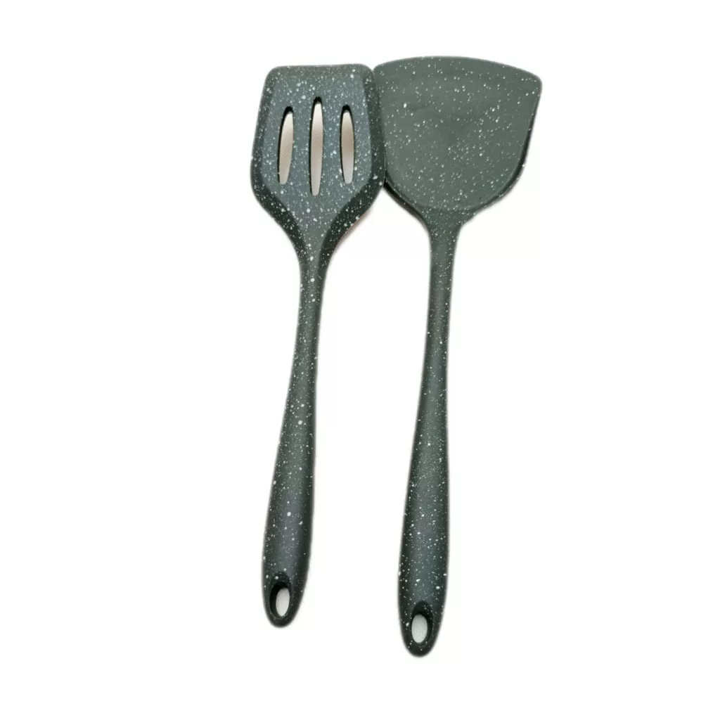 سرویس کفگیر و ملاقه 2 پارچه مدل سیلیکون کهکشانی کد U001