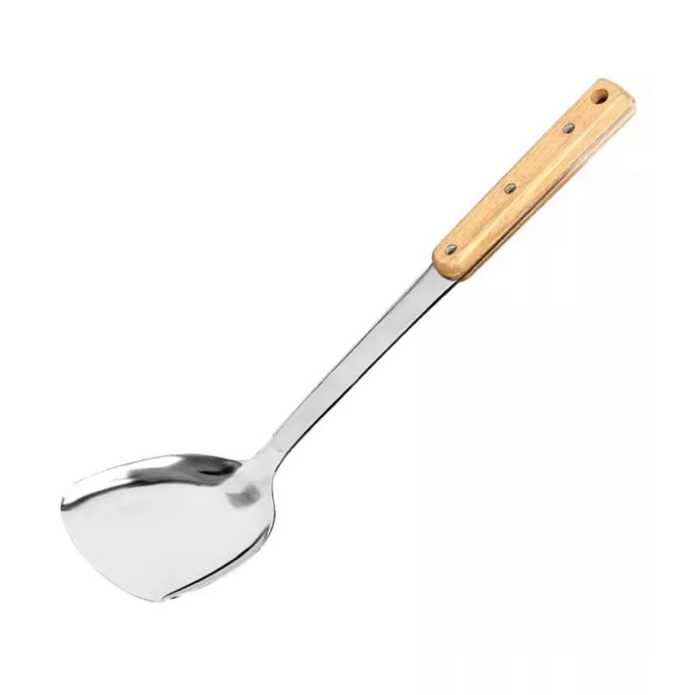 سرویس کفگیر و ملاقه 2 پارچه مدل دسته چوبی