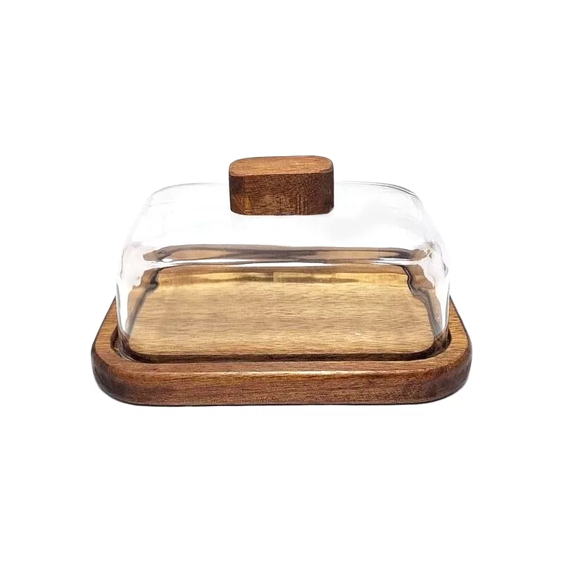 ظرف کره و پنیر خوری لونا وود مدل چوب