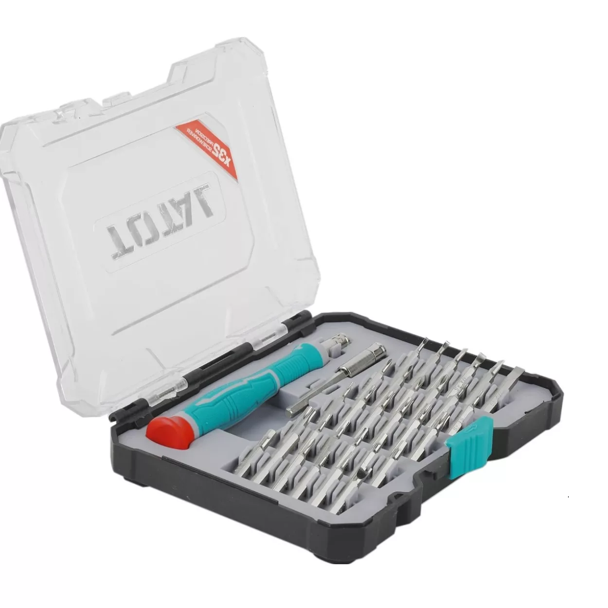 سری پیچ گوشتی موبایلی توتال مدل TACSD30326 بسته 32 عددی