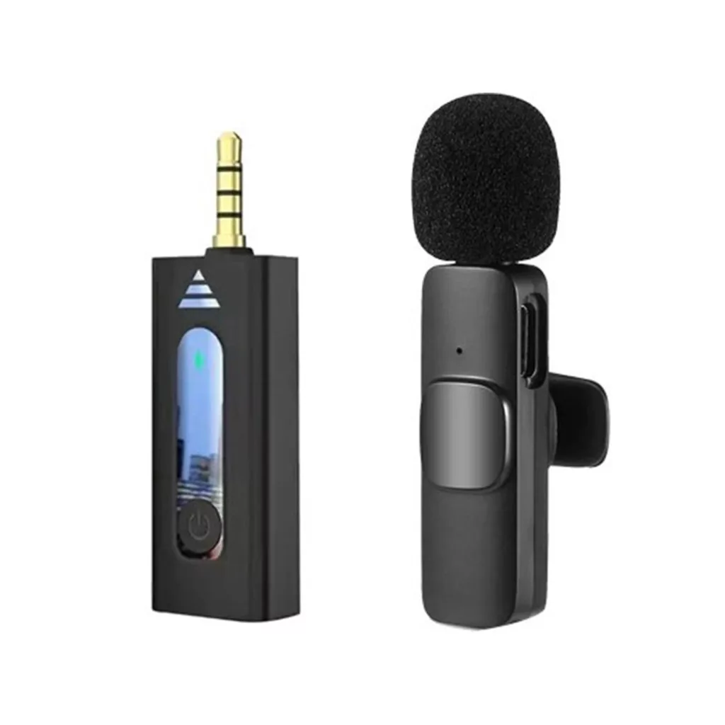 میکروفن بی سیم یقه ای دتکس مدل DMW33 با درگاه اتصال جک 3.5 میلی متری