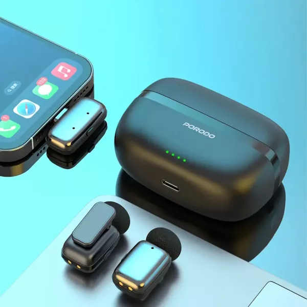 میکروفن یقه ای پرودو مدل lfst189  با درگاه اتصال lightning