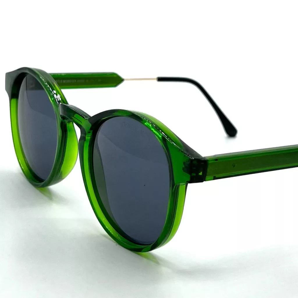 عینک آفتابی مدل گرد دسته فلزی و کائوچو