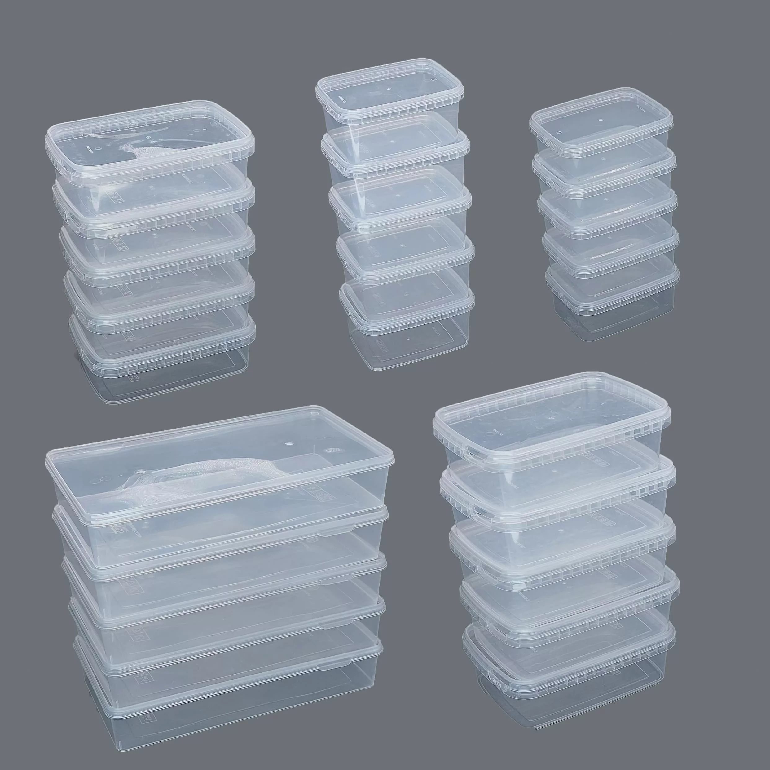 ظرف نگهدارنده پولاد پویش مدل فریزری بسته 25 عددی