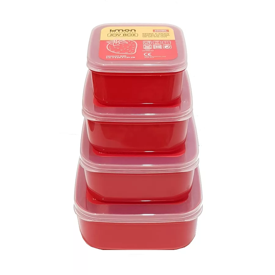 ظرف نگهدارنده لیمون کد DH2357 مجموعه 4 عددی