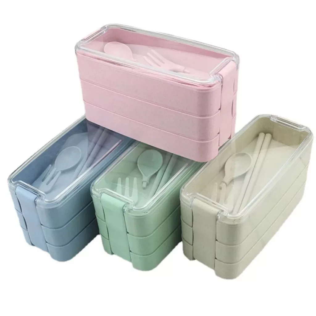 ظرف غذا مدل چنار کد 1 به همراه قاشق و چنگال