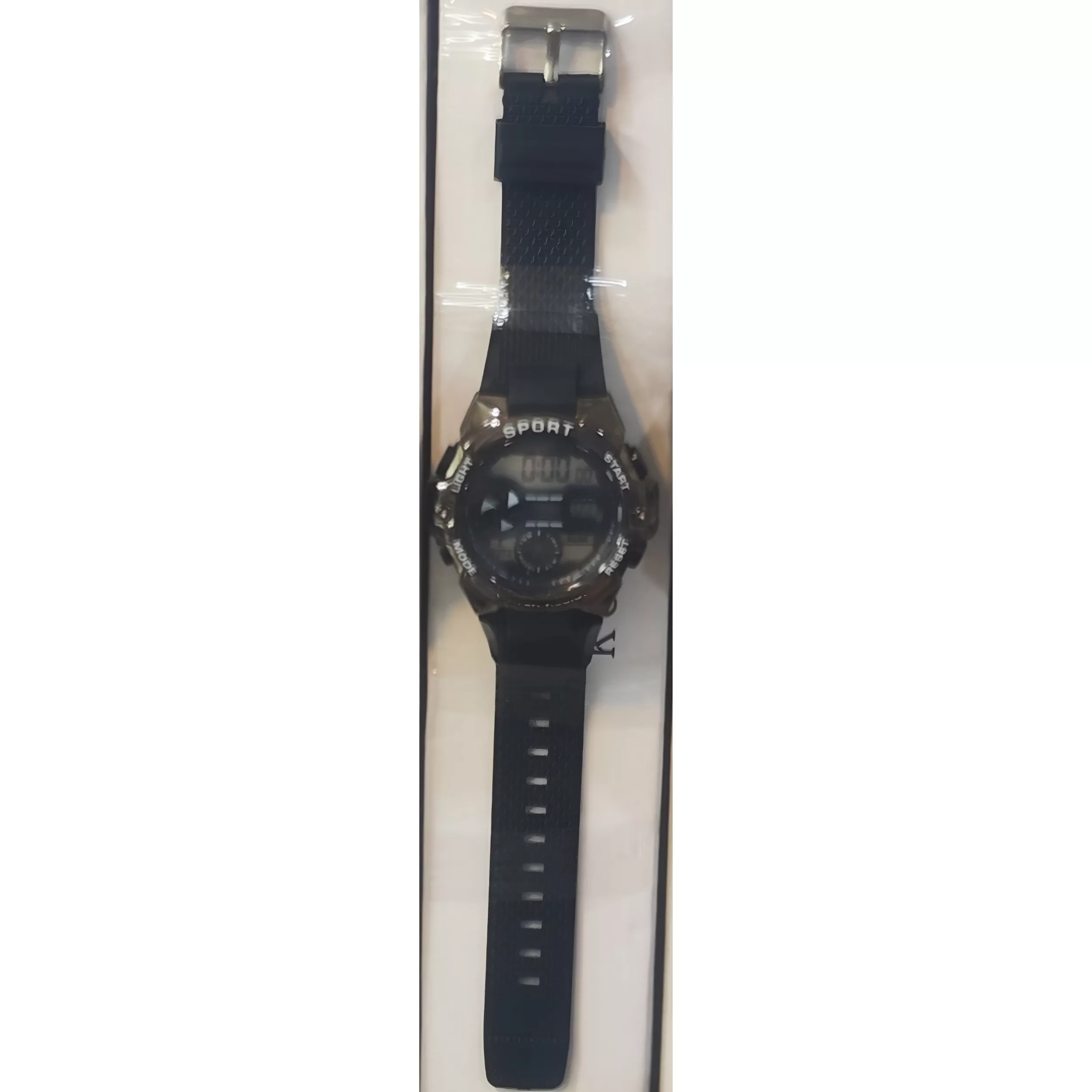 ساعت مچی دیجیتال مردانه مدل اسپرت تک زمانه کرنوگراف بند پیو کد ۱.۴