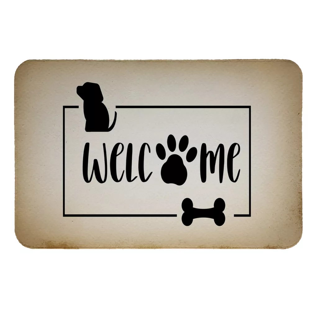 پادری طرح welcome کد 9521 سایز 50 × 80 سانتی متر