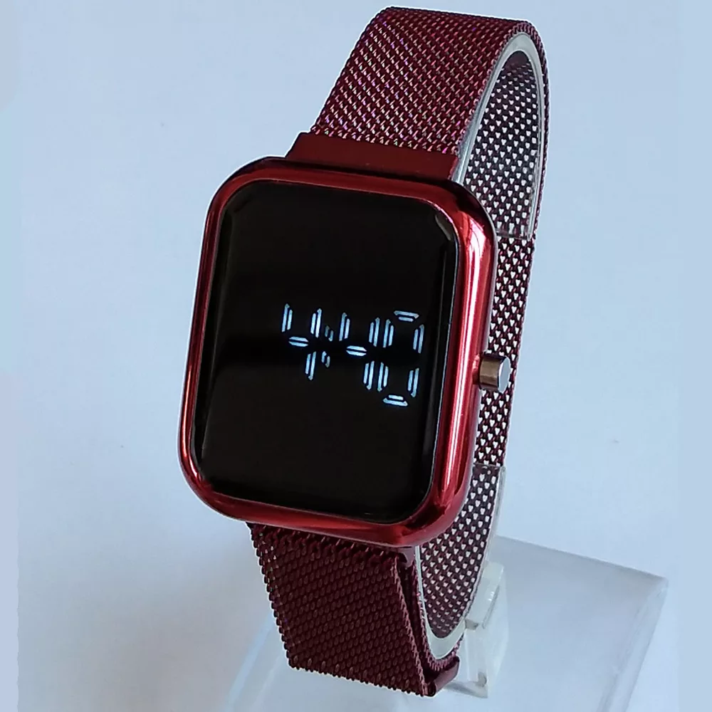 ساعت مچی دیجیتال مدل LED دکمه ای کد 120