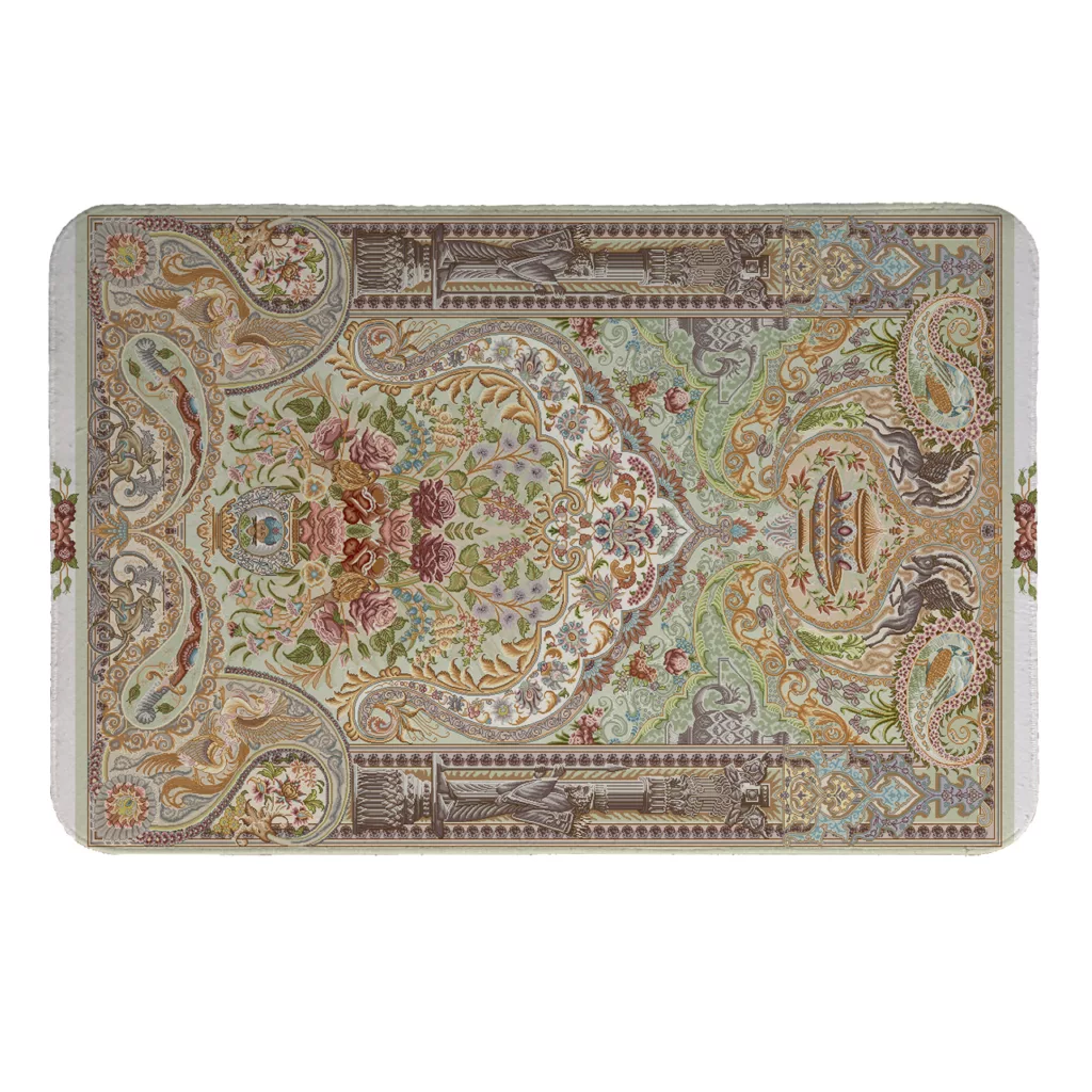 پادری طرح گل کد 1028 سایز 110 × 80 سانتی متر