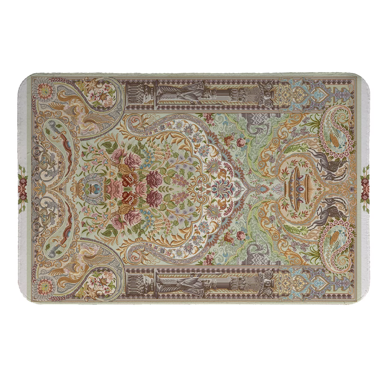 پادری طرح گل کد 1028 سایز 110 × 80 سانتی متر