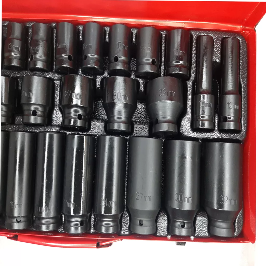 آچار و سری بکس مدل GW-LS0035 سایز 1/2 اینچ مجموعه 35 عددی