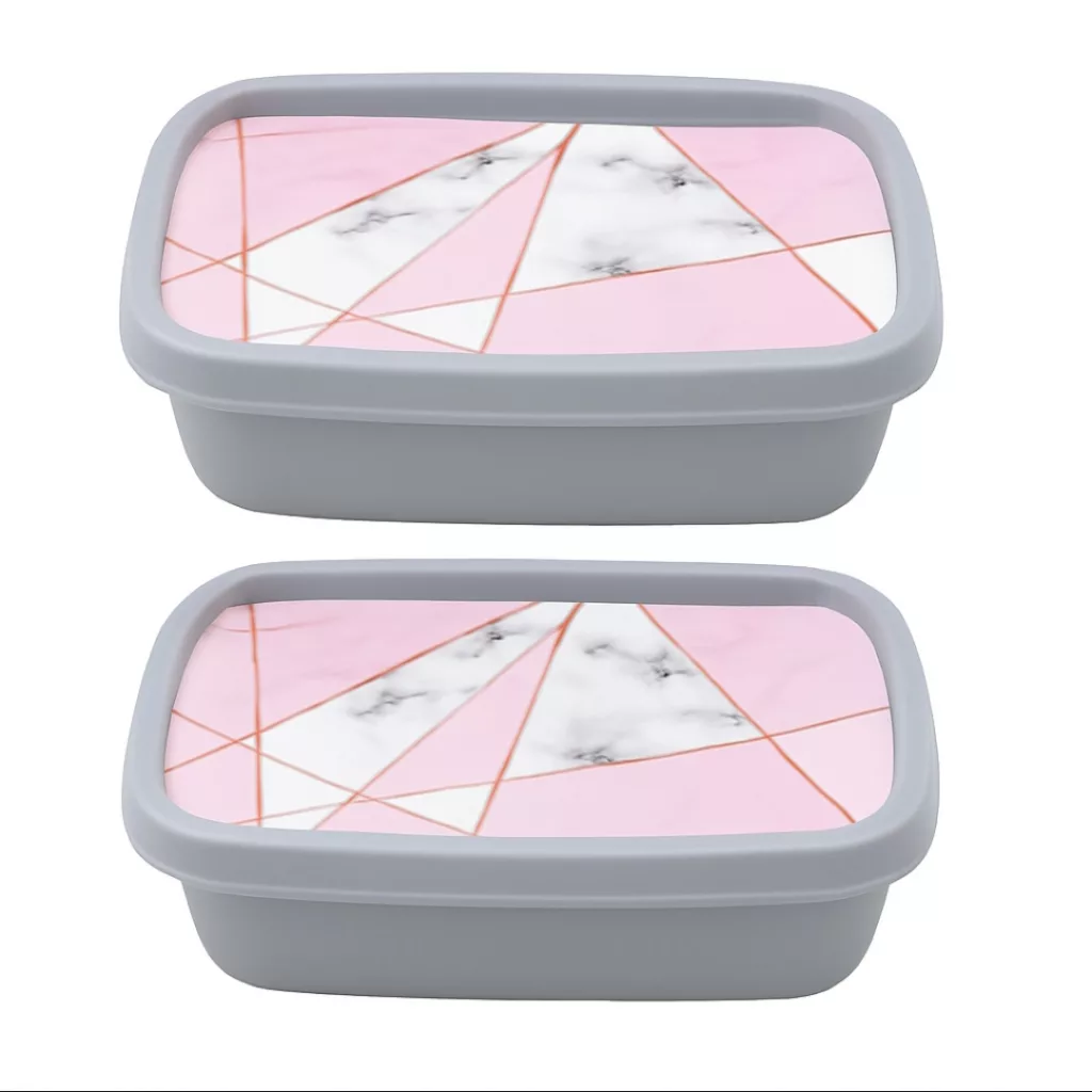 ظرف نگهدارنده مدل جئومتریک ماربل بسته 2 عددی