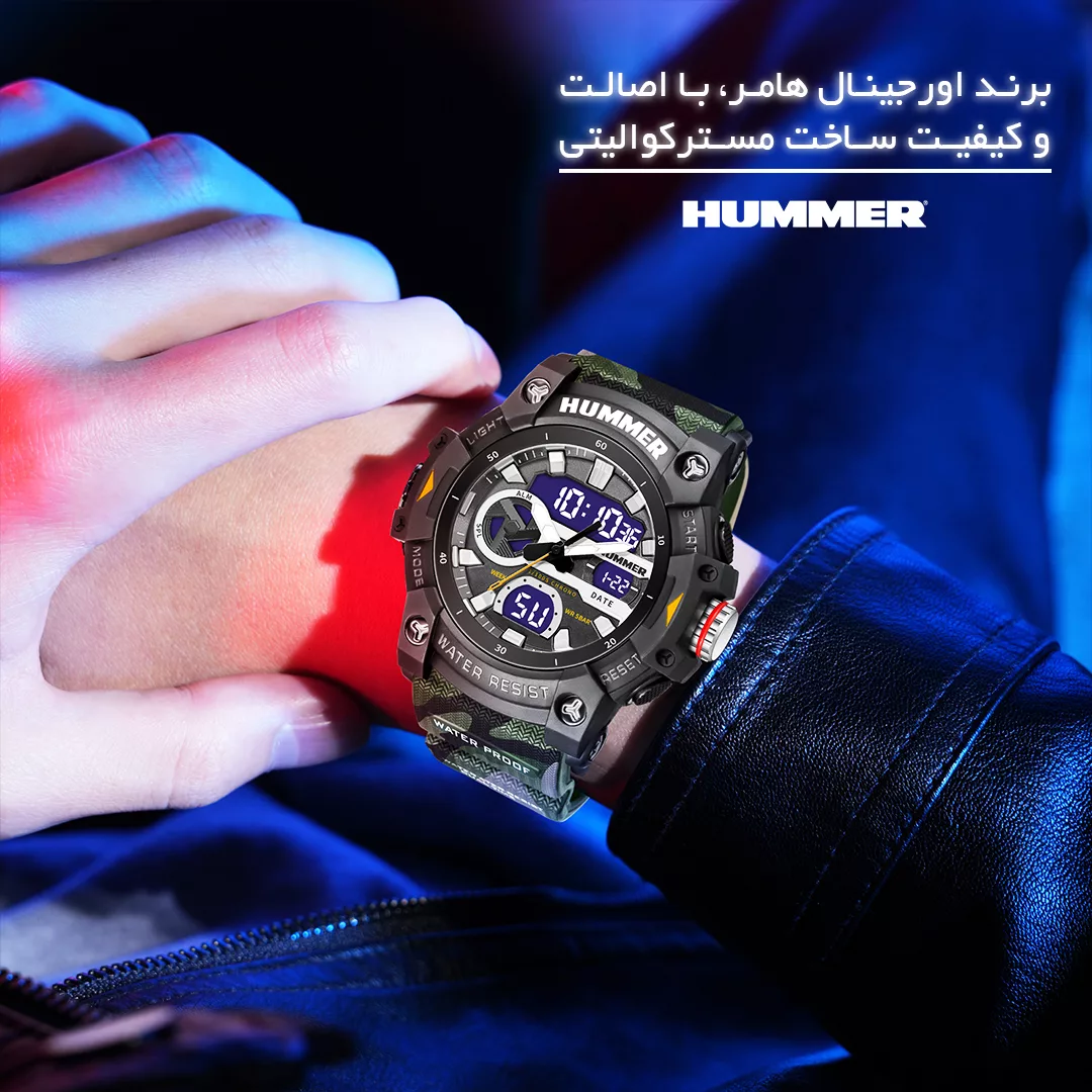 ساعت مچی عقربه‌ای کوارتز مردانه هامر مدل HM1440-C5