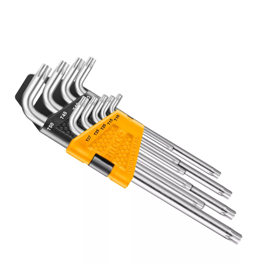 آچار آلن ستاره ای اینکو مدل HHKK-13092 مجموعه 9 عددی