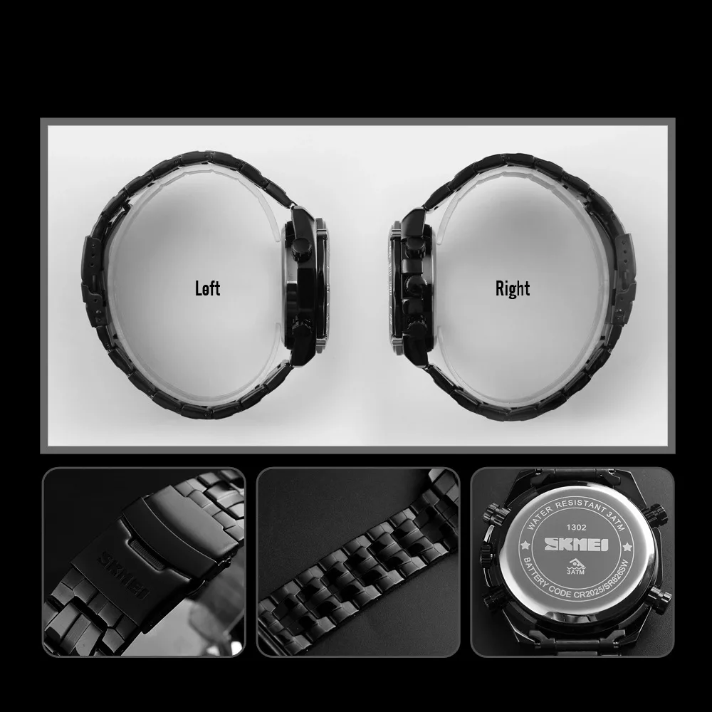 ساعت مچی عقربه‌ای مردانه اسکمی مدل 1302BLCBLC