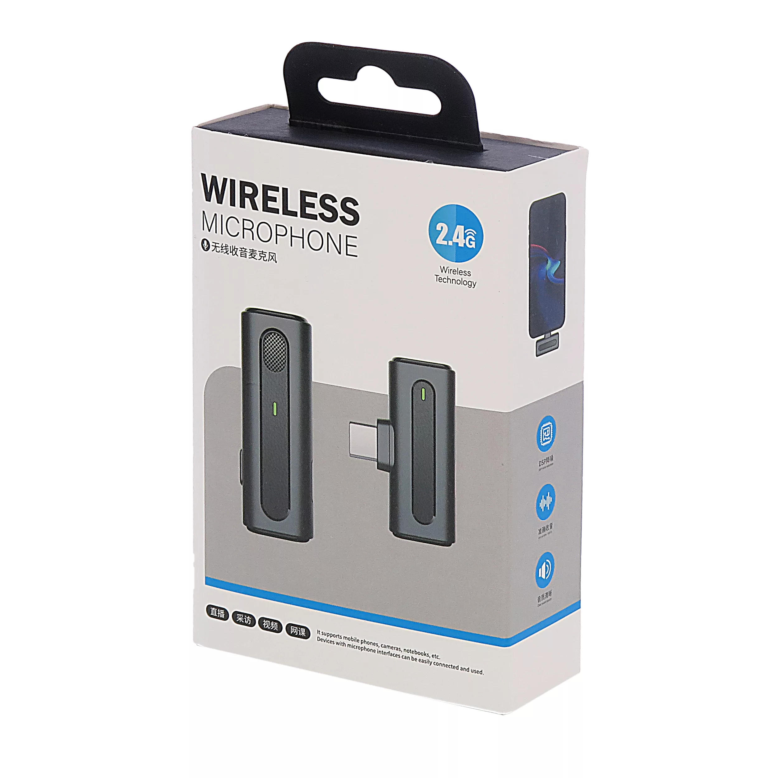 میکروفن یقه ای مدل  K93 Dual mic Type-c