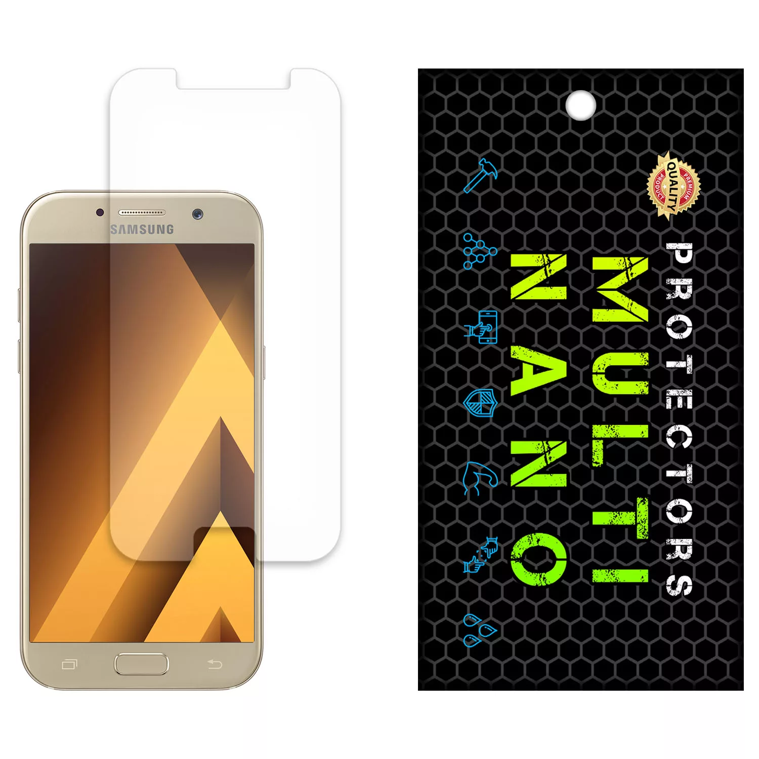 محافظ صفحه نمایش مات مولتی نانو مدل X-S1M مناسب برای گوشی موبایل سامسونگ Galaxy A5 2017