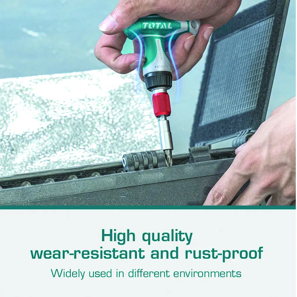 پیچ گوشتی و سری پیچ گوشتی و بکس توتال مدل TACSD-30316 مجموعه 31 عددی