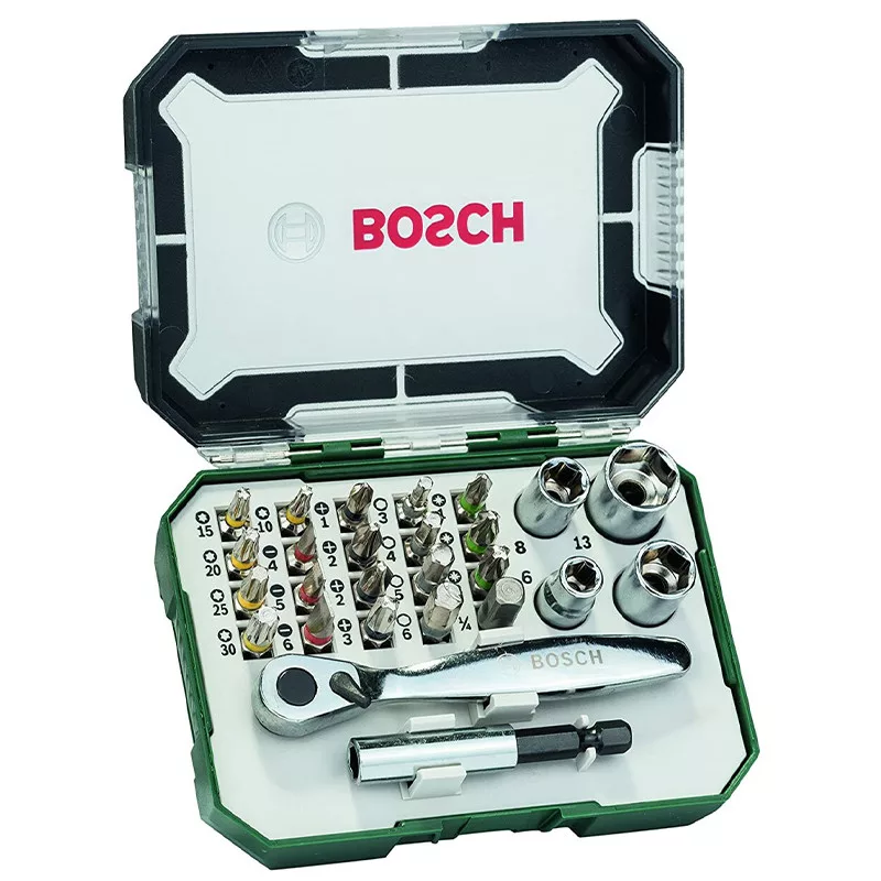 ست سری پیچ گوشتی بوش مدل 2607017322 بسته 26 عددی