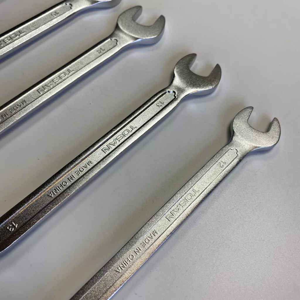 آچار یکسر تخت و یکسر رینگی توسن مدل T101-S12 مجموعه 12 عددی