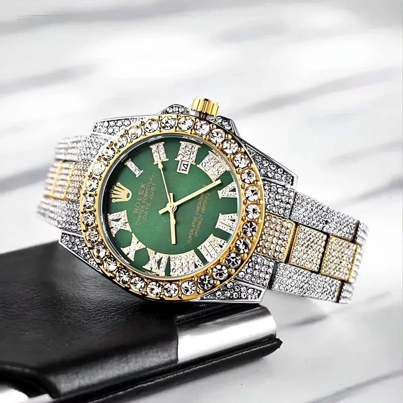 ساعت مچی عقربه‌ای مردانه  مدل فول نگین کد G01