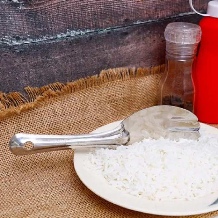 کفگیر و ملاقه مدل هندی کد PM1  مجموعه 2 عددی