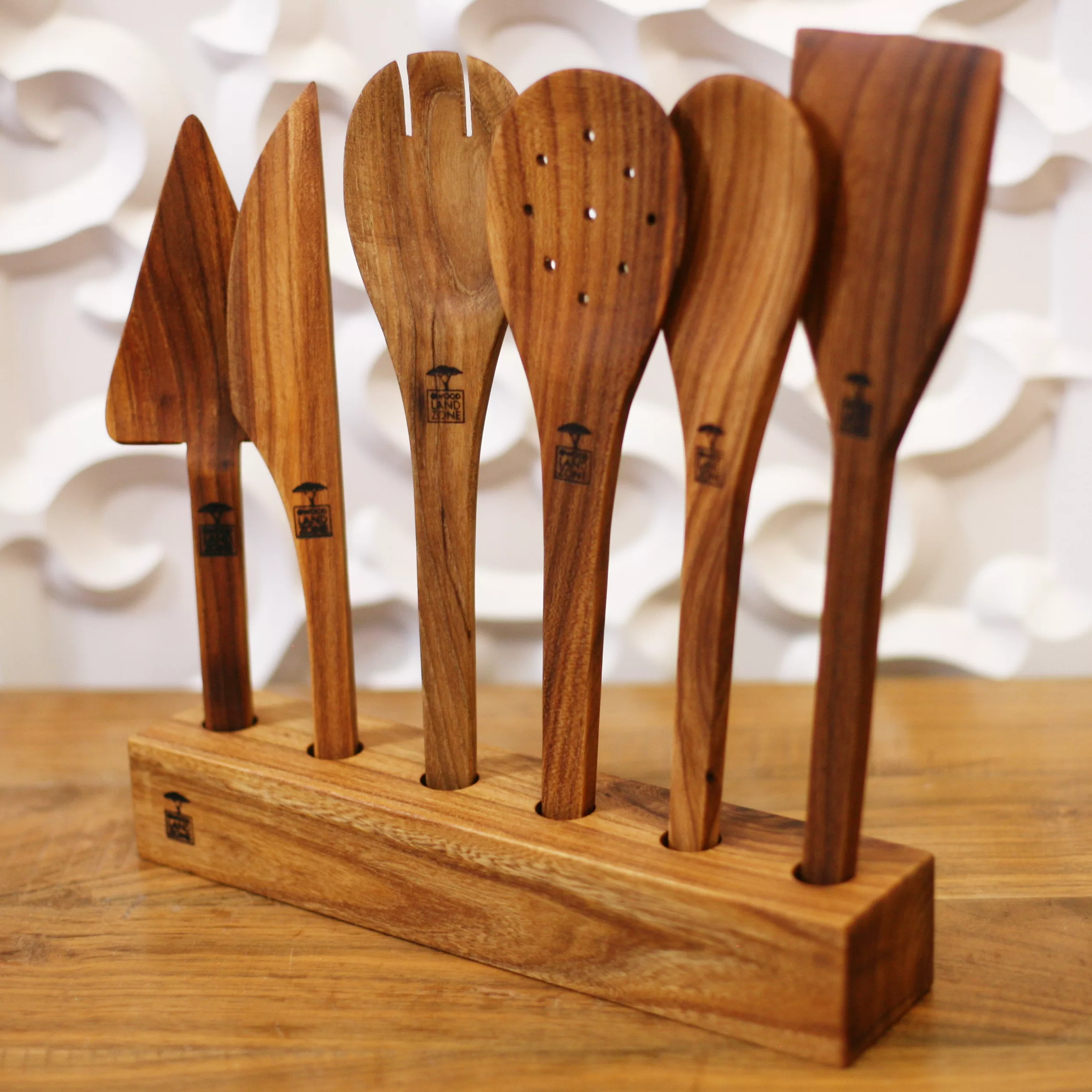 سرویس کفگیر و ملاقه ۶ پارچه مدل سر آشپز