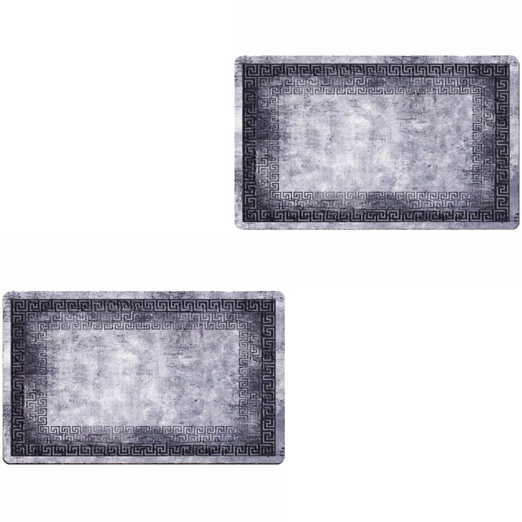 پادری مدل وینتیج رویه مخمل طرح ترک کد D.259 مجموعه دو عددی