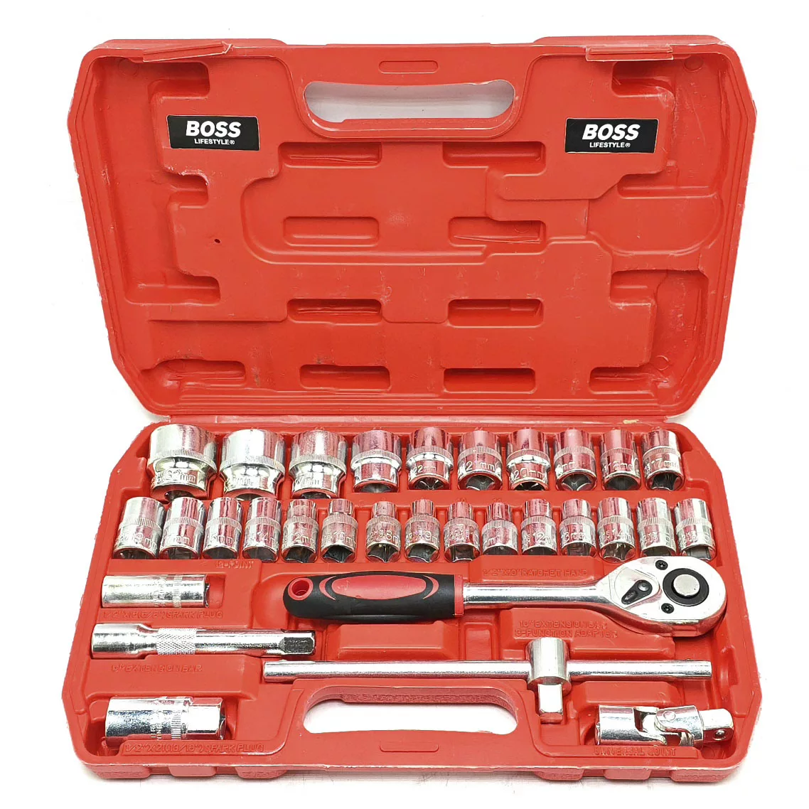 آچار بکس باس مدل 32-1/2 مجموعه 32 عددی