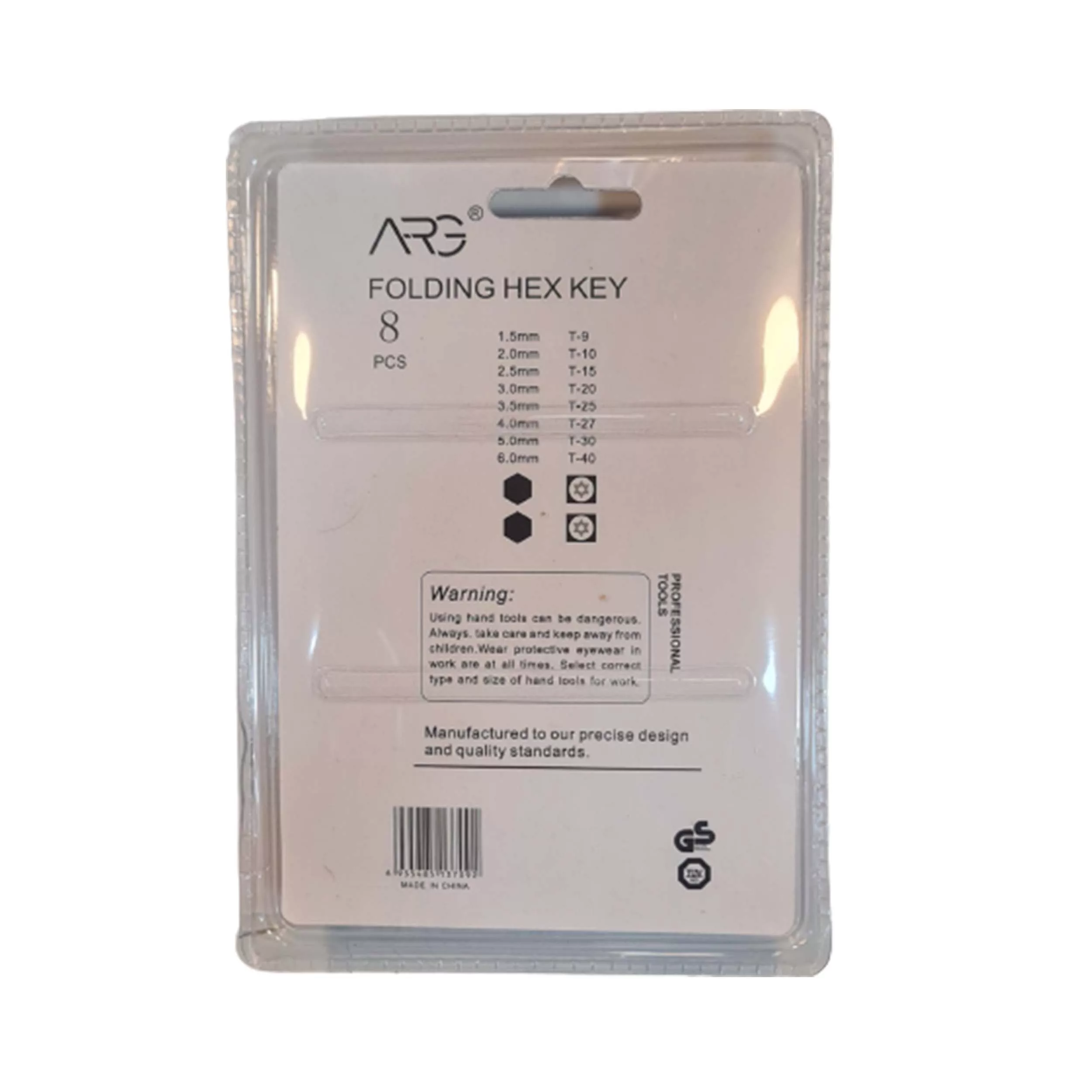 آچار ستاره ای ارگ مدل KSRE-N1 مجموعه 8 عددی