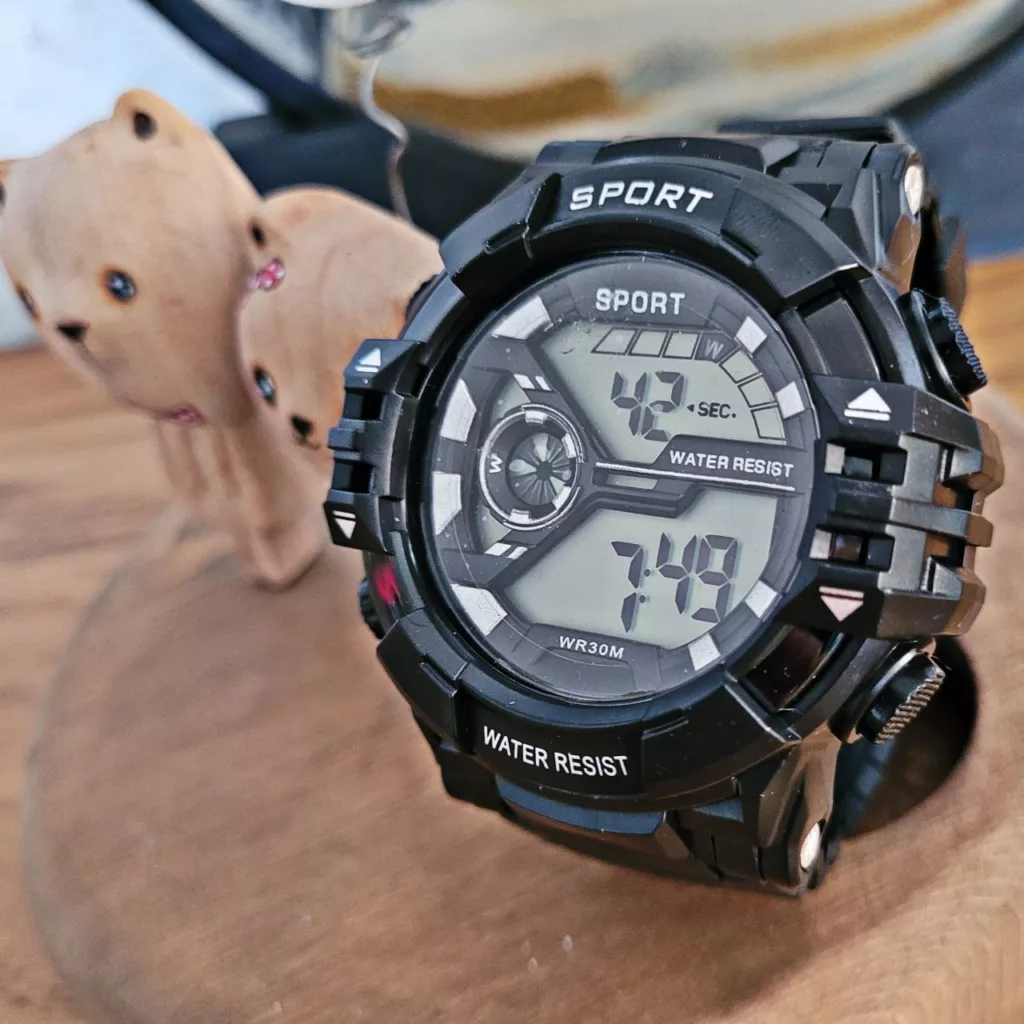 ساعت مچی دیجیتال مردانه مدل تک زمانه