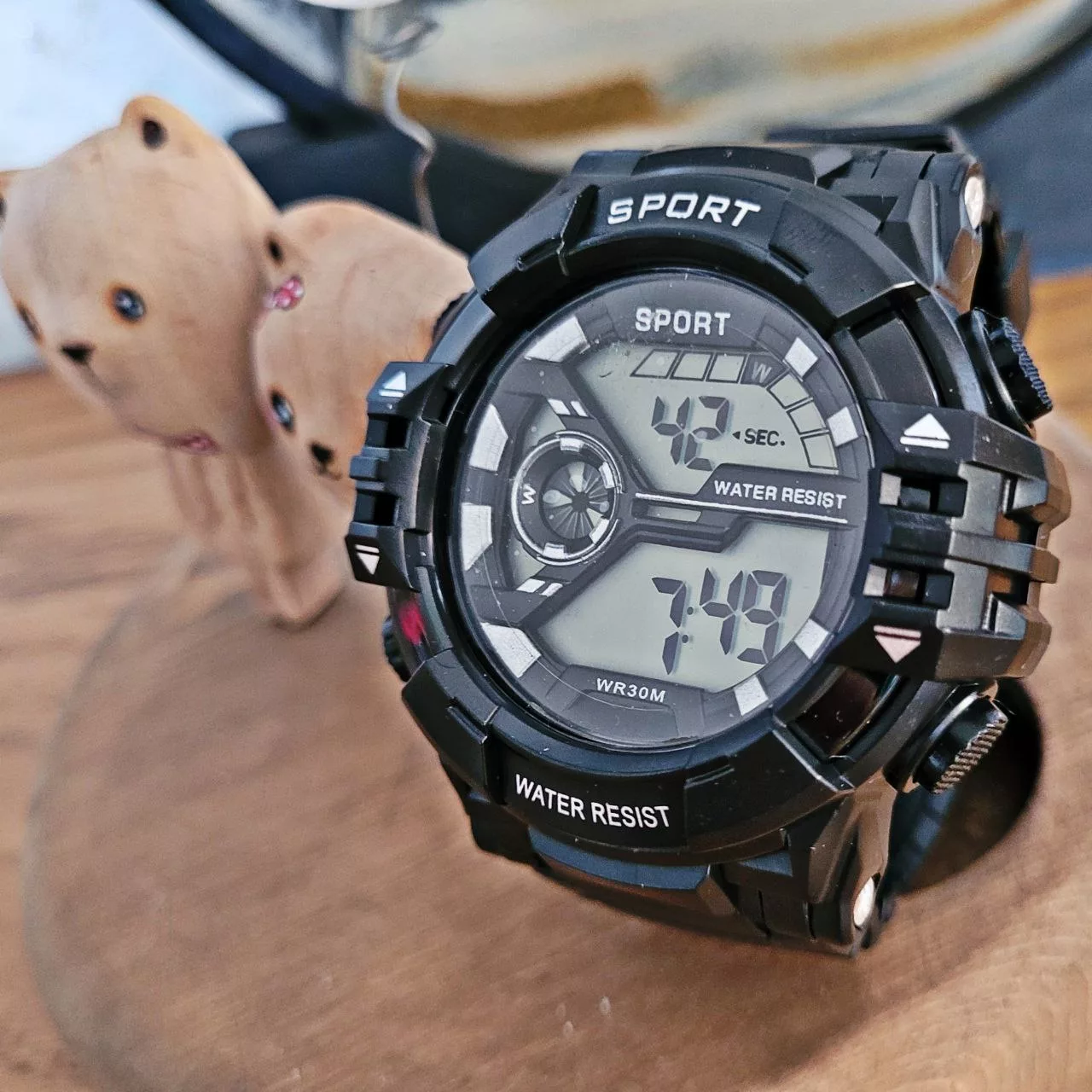 ساعت مچی دیجیتال مردانه مدل تک زمانه