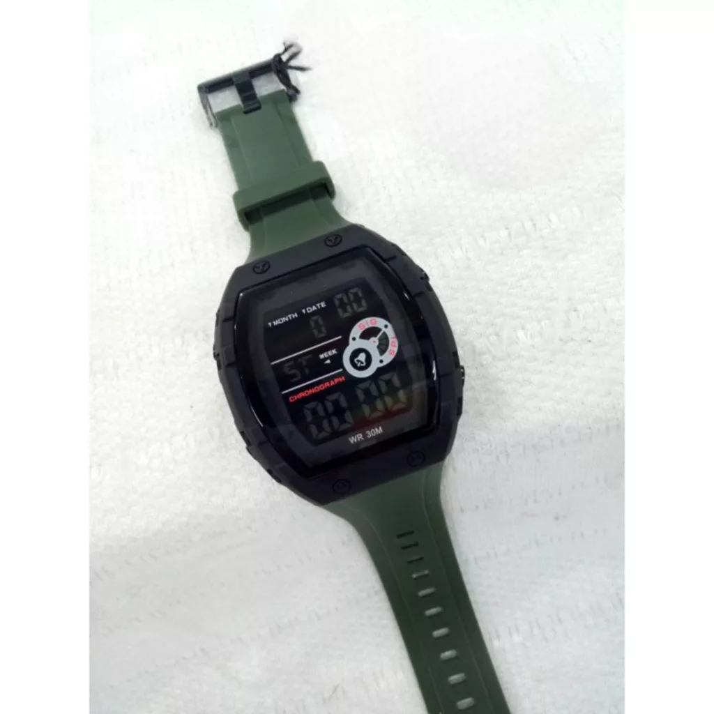 ساعت مچی دیجیتال مدل تک‌ زمانه بند پیو کرنومتر دار کد 1