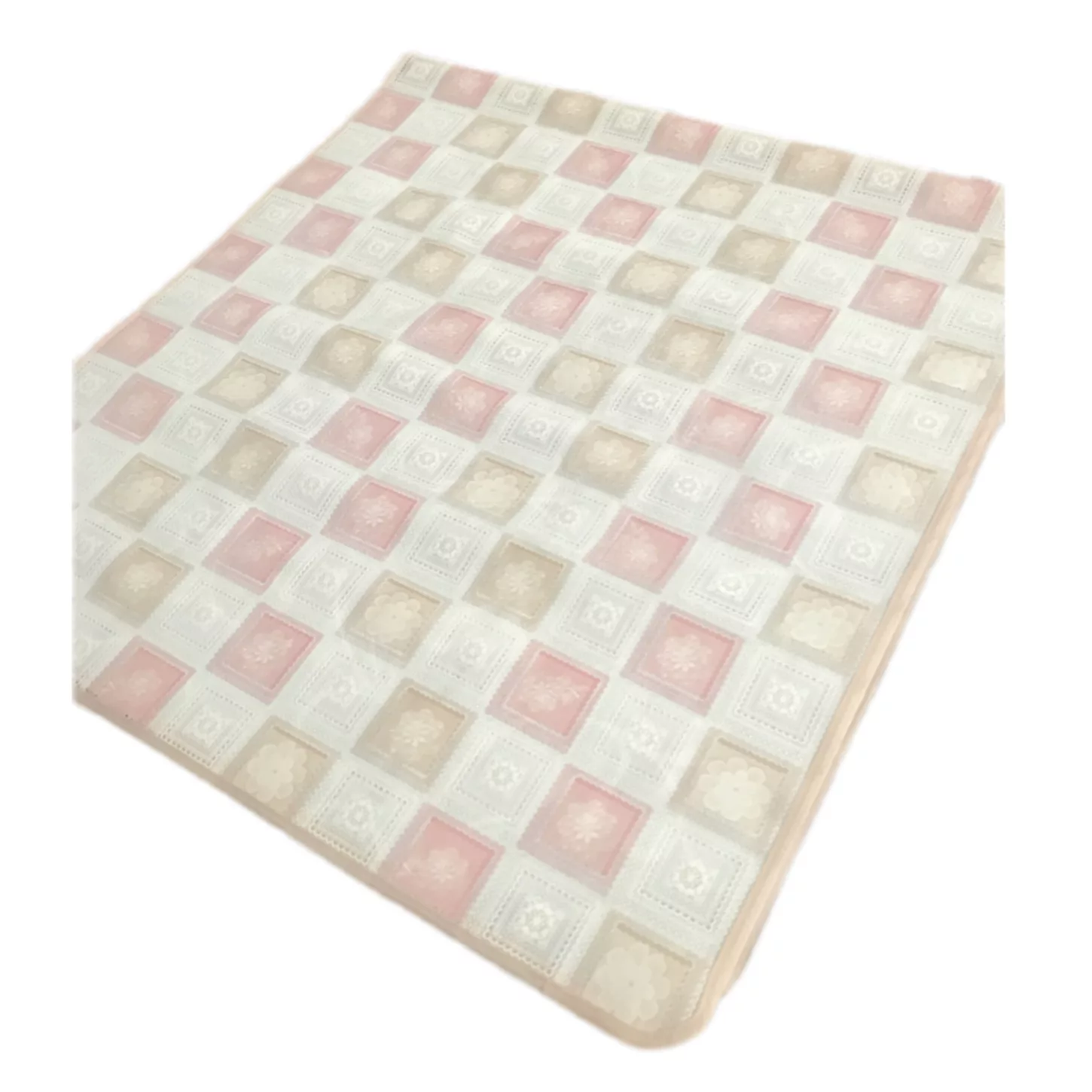 سفره 6 نفره مدل رویال طرح گیپور 140x100 سانتی متر کد 015