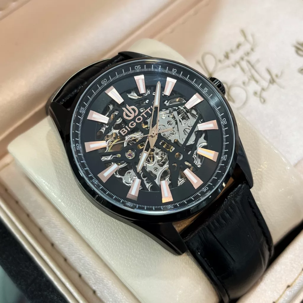 ساعت مچی عقربه‌ای اتوماتیک مردانه بیگوتی مدل BG.1.10595-5