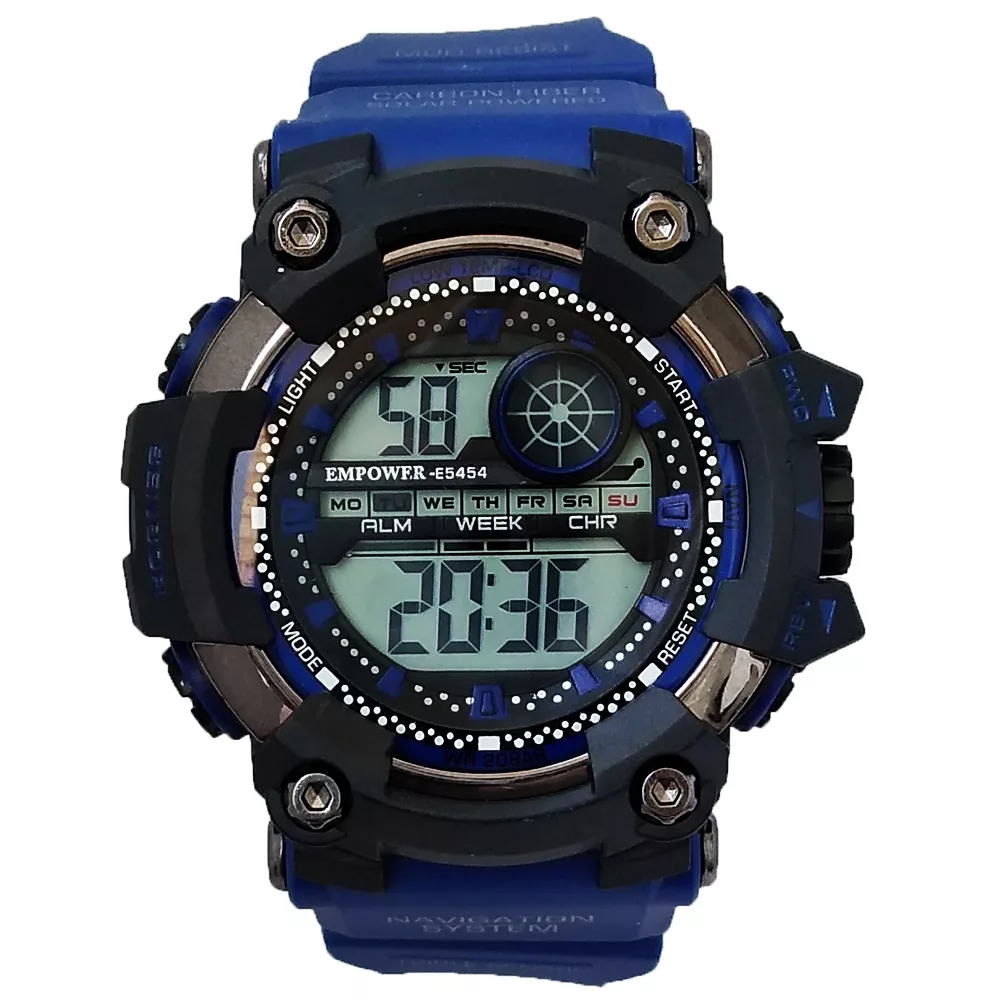 ساعت مچی دیجیتال مردانه مدل اسپرت چراغدار ضدآب کد 98