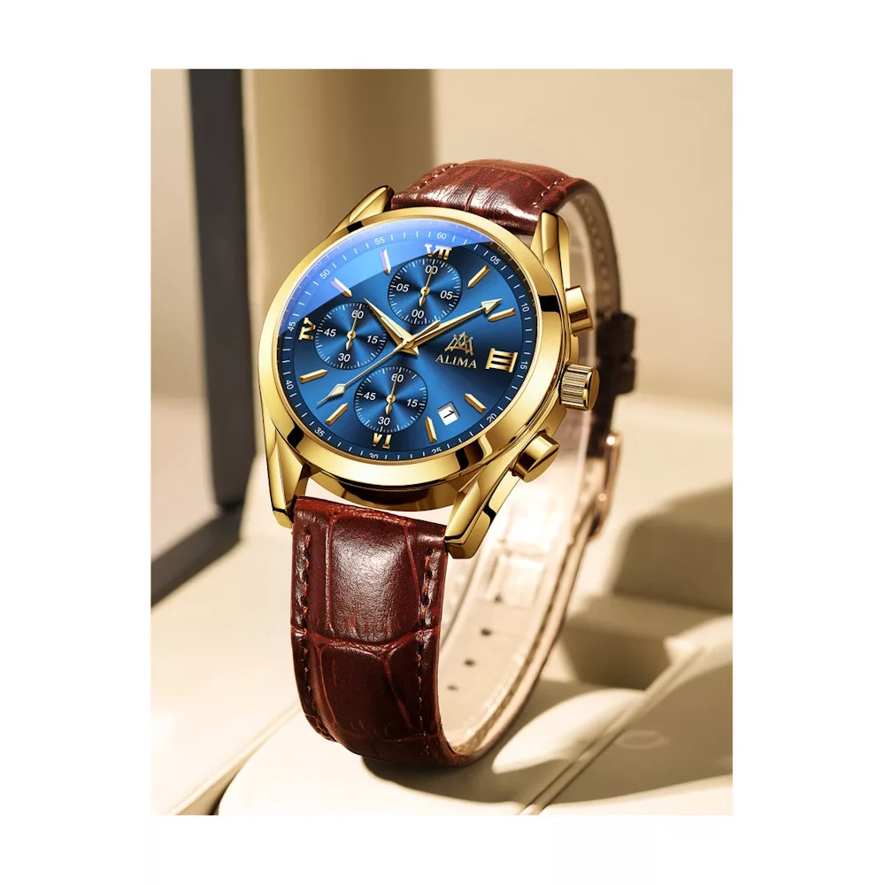 ساعت مچی عقربه‌ای کوارتز مردانه آلیما مدل 3562C