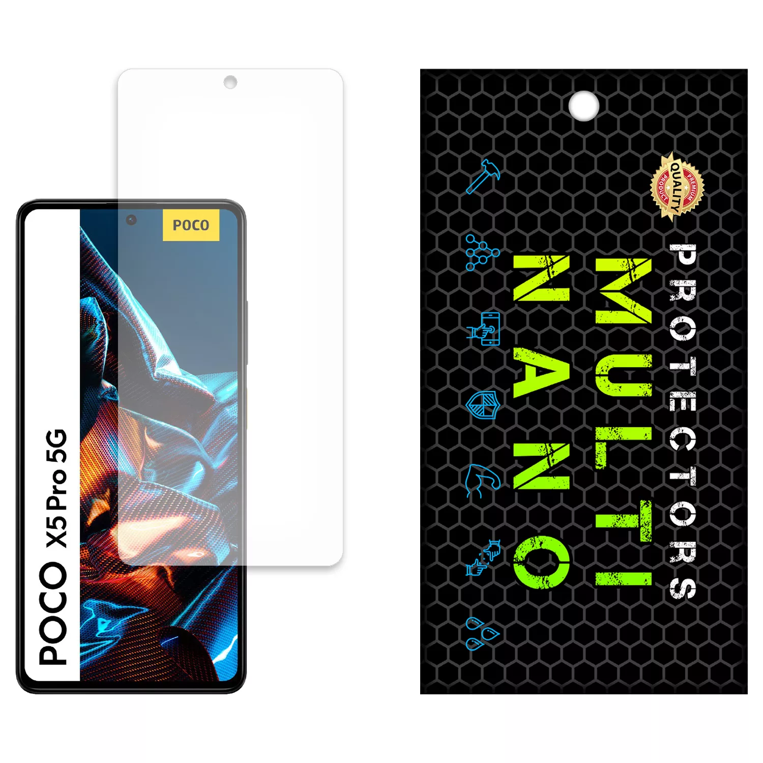 محافظ صفحه نمایش مات مولتی نانو مدل X-S1M مناسب برای گوشی موبایل شیائومی Poco X5 Pro