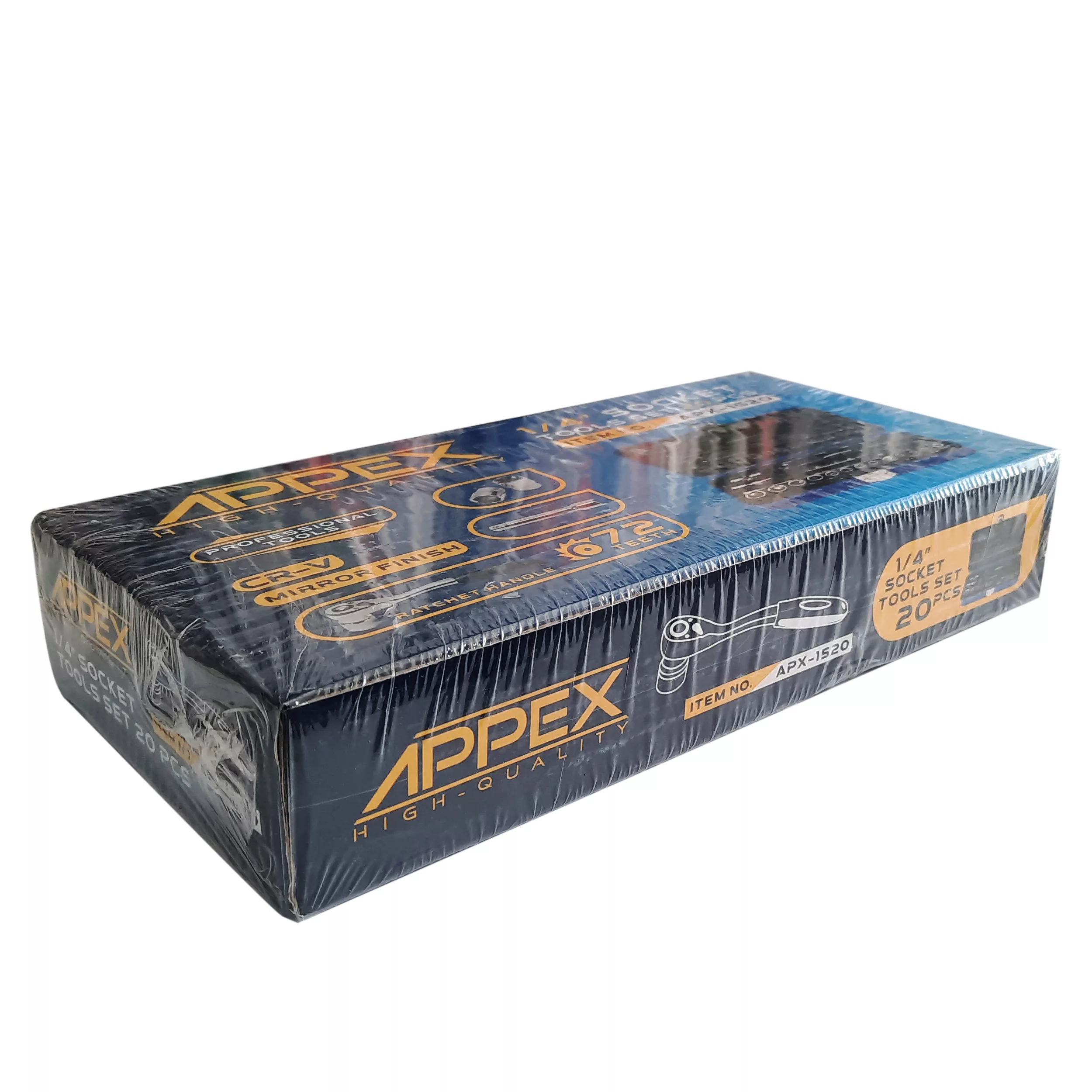 مجموعه 20 عددی آچار بکس اپکس مدل 1520